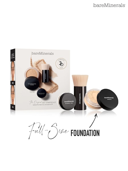 bareMinerals Original Get Started Kit Mineral Makeup Set 3 Piece (H81397) | €54