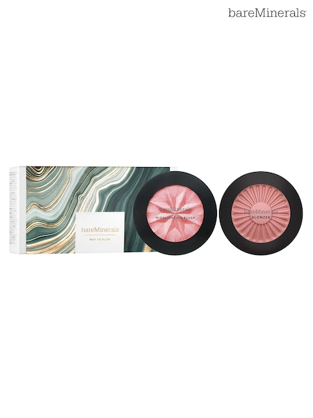 bareMinerals Way to Glow Full Size Gen Cheek Duo Gift Set (Worth £54) (H81425) | €45