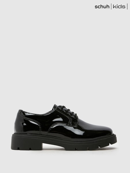 Schuh BTS Leslie Lace-Up Black Shoes (H81616) | €37 - €40