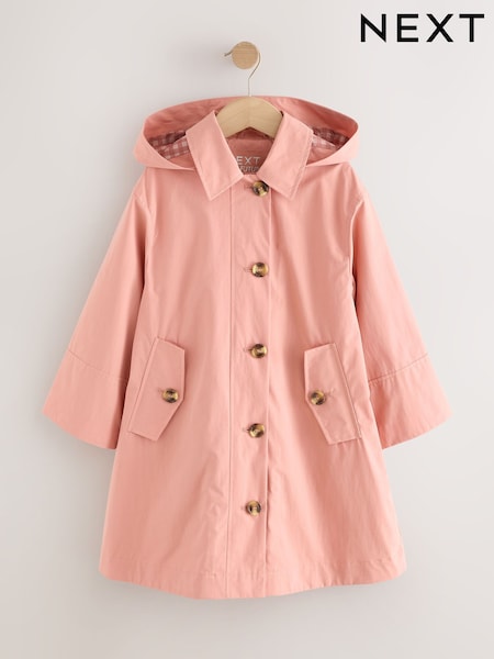 Pink Shower Resistant Duster Trench Coat (5-13yrs) (H81894) | OMR19 - OMR23