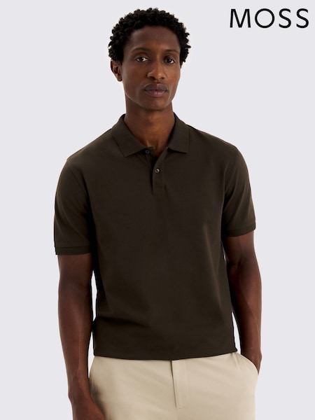 MOSS Green Pique Polo Shirt (H82039) | €40
