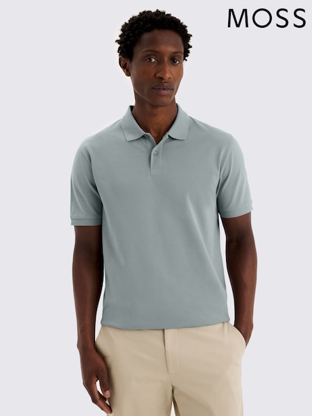 MOSS Green Pique Polo Shirt (H82041) | €37