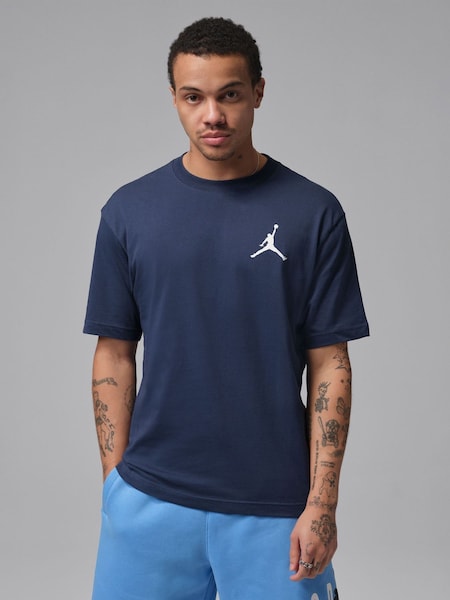 Bleumarin în miez de noapte - Jordan Jumpman Small Logo T-Shirt (H82072) | 209 LEI