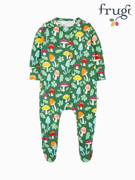 Frugi Lovely Christmas Sleepsuit (H82241) | €32