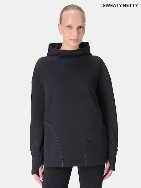 Sweaty Betty Black Tempo Train Hoodie (H82245) | €126