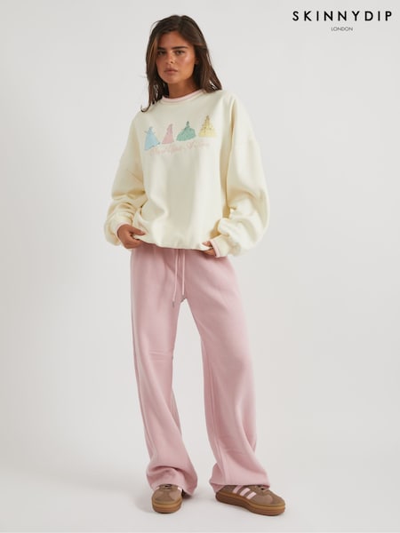 Skinnydip White Disney Princess Sweatshirt (H82332) | SGD 74