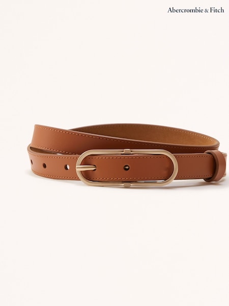 Abercrombie & Fitch Oval Buckle Brown Belt (H82337) | R$ 345
