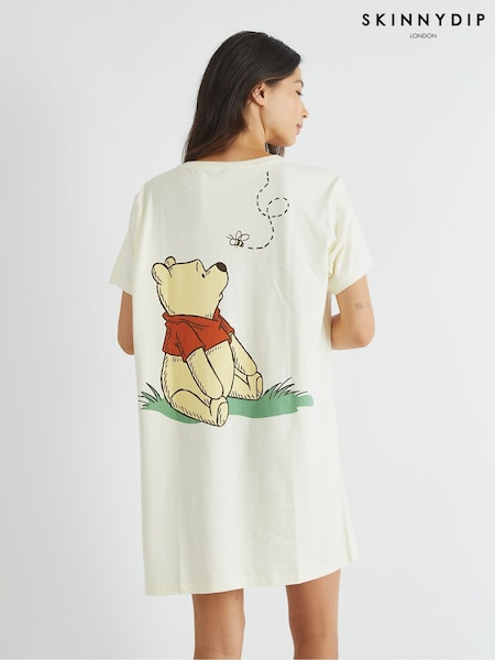 Skinnydip White Disney Winnie The Pooh Night Dress (H82338) | 145 QAR