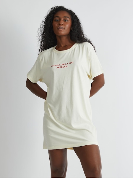 Skinnydip Pink Sounds Like A You Problem Night Dress (H82339) | AED163