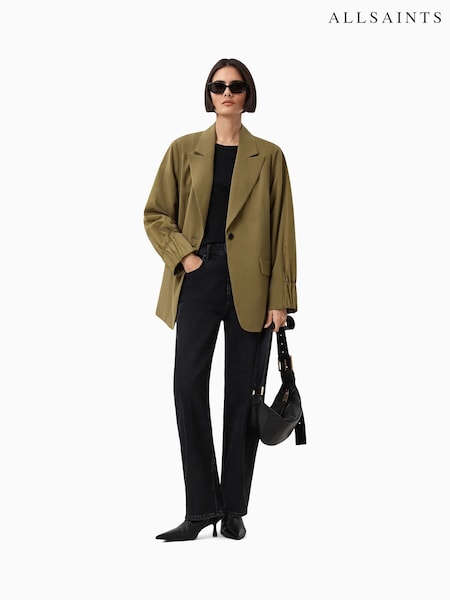Verde - AllSaints Alassett Blazer (H82525) | R$ 1.965