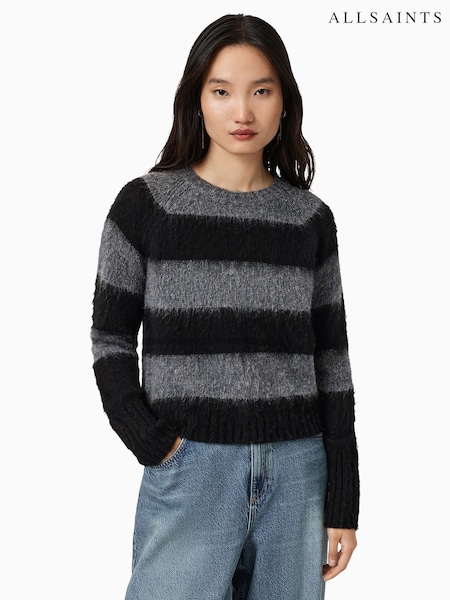AllSaints Black Lou Spark Jumper (H82535) | €178