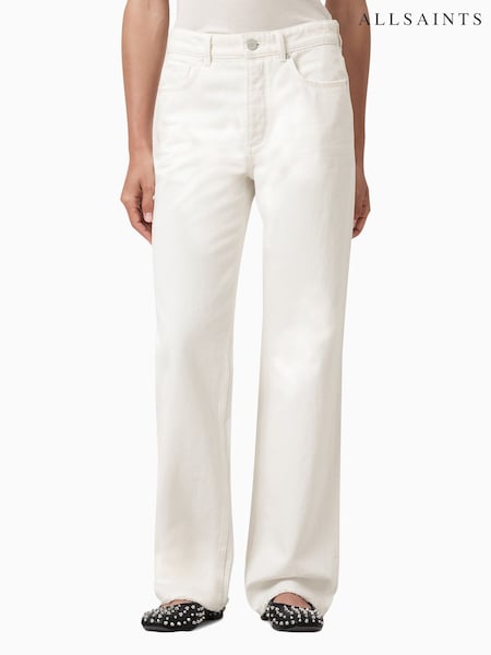 AllSaints White Brooklyn Jeans (H82538) | AED809