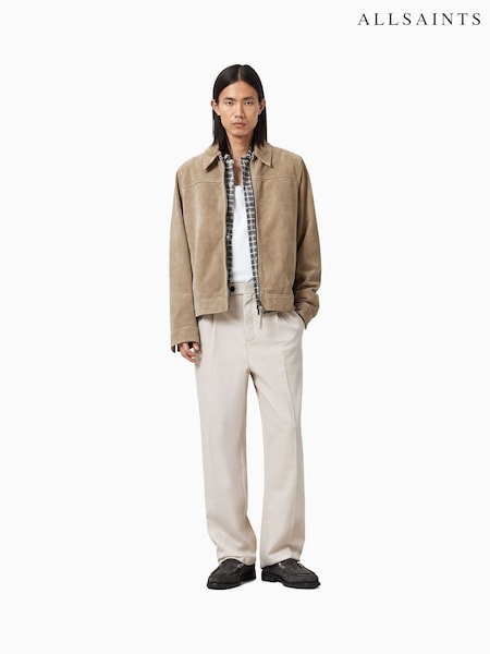 Marrón - AllSaints Tallis Straight Trousers (H82551) | 239 €