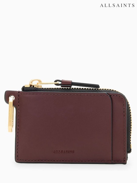 AllSaints Burgandi Red Remy Wallet (H82572) | €62