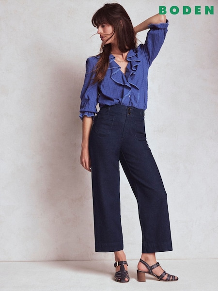 Boden Blue Primrose Patch Pocket Jeans (H82619) | €126