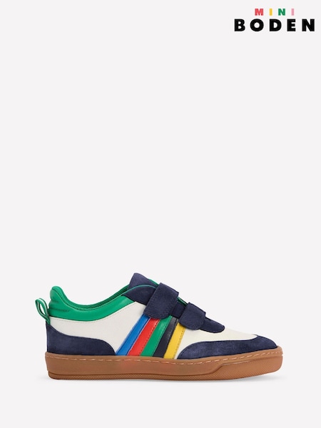 Boden Cream Colourblock Low Trainer (H82724) | €53 - €60