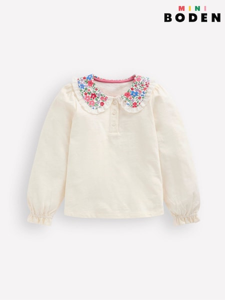 Boden Pink Collared Slub Top (H82739) | 109 QAR - 124 QAR