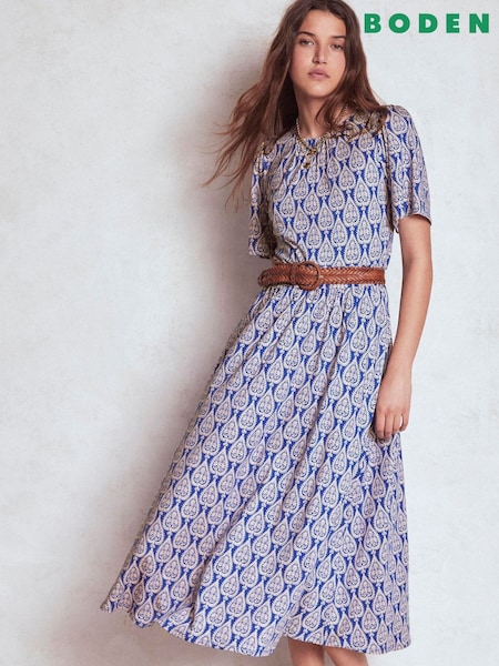 Boden Louisa Jersey Midi Dress (H82742) | R$ 750
