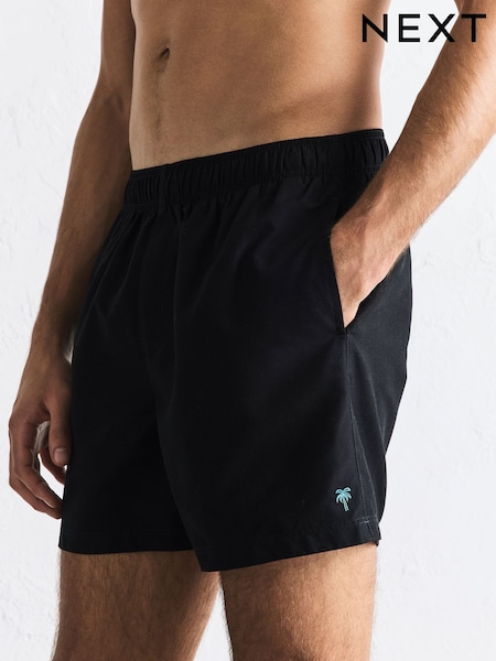 أسود - Essential 4 Inch Swim Shorts (H82984) | ‏68 ر.س.‏