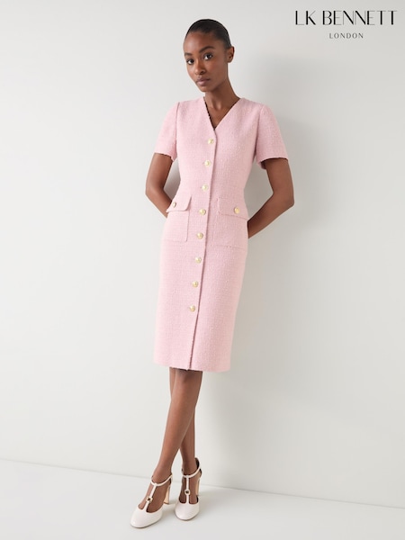 LK Bennett Carla Tweed Cap Sleeve Dress (H83016) | 565 €