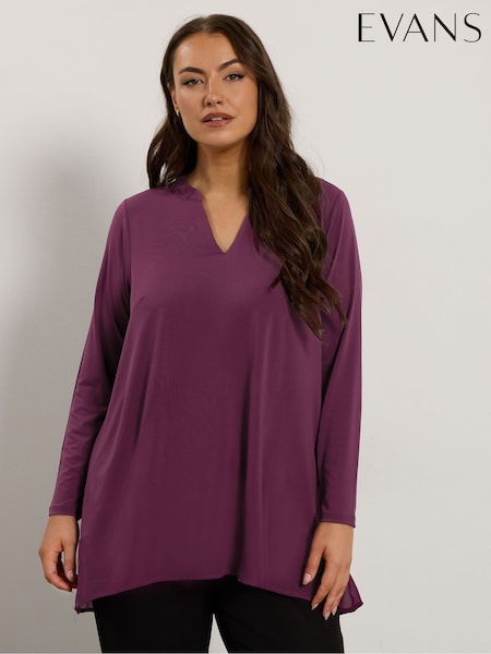 Evans Chiffon Hem Top (H83238) | €45