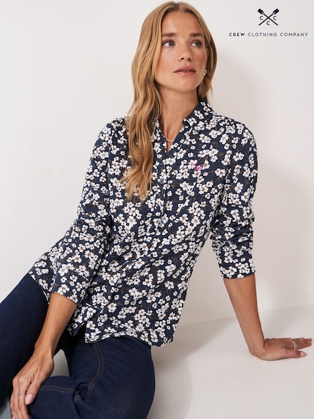 Crew Clothing Blue Jersey Shirt (H83306) | €60