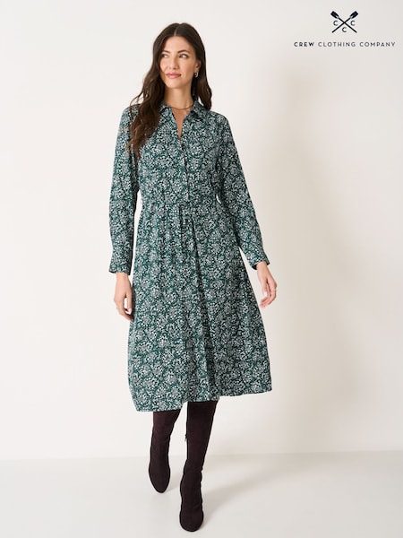 Crew Clothing Victoria Ditsy Floral Print Shirt Dress (H83310) | € 117