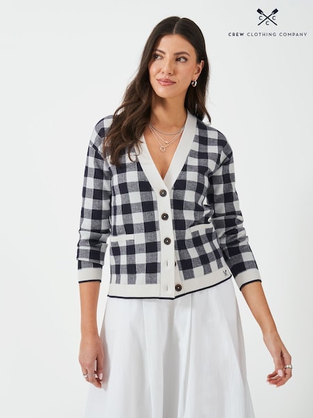 Crew Clothing V-Neck Cardigan (H83316) | R$ 585