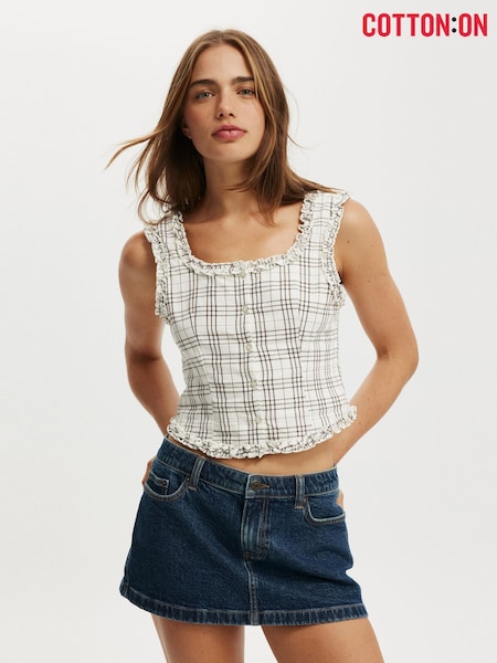 Maro - Cotton On Emily Ruffle Top (H83344) | 168 LEI