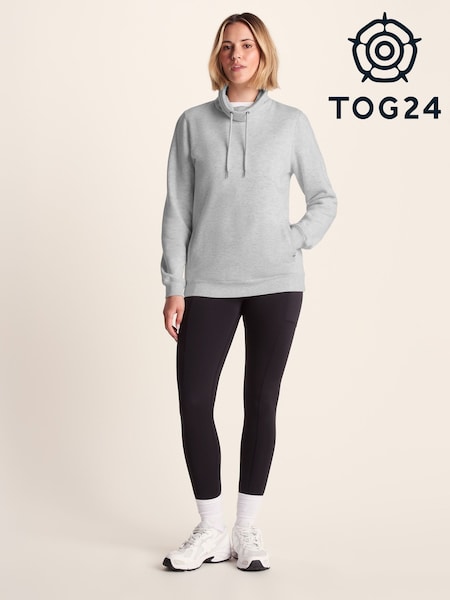 Tog 24 Cream Womens Abigail Funnel Neck Sweatshirt (H83352) | €50