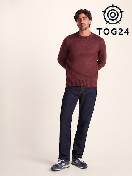 Tog 24 Purple Mens Cicero Knitted Jumper (H83359) | €78