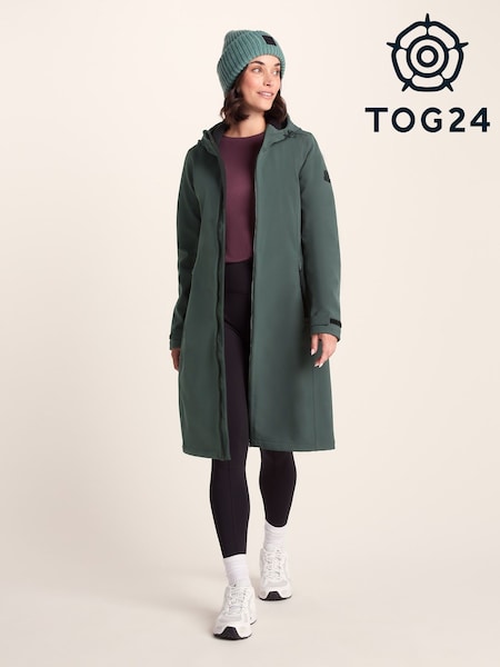 Tog 24 Green Womens Enya Softshell Long Jacket (H83409) | €126
