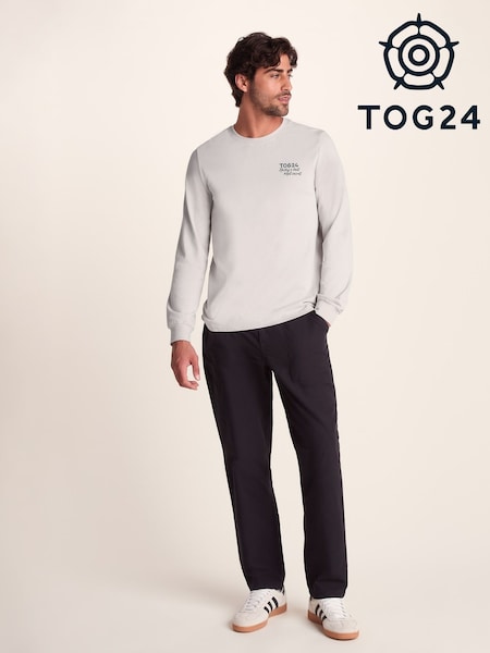 Tog 24 Cream Mens Hecky Long Sleeve T-Shirt (H83425) | €38