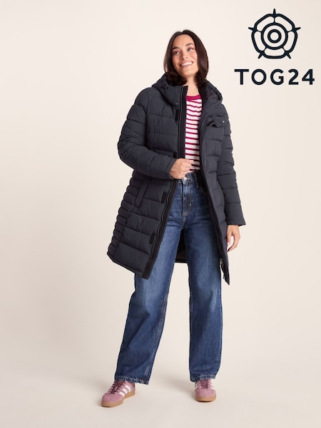 Tog 24 Blue Womens Kirkham Padded Long Coat (H83427) | €119