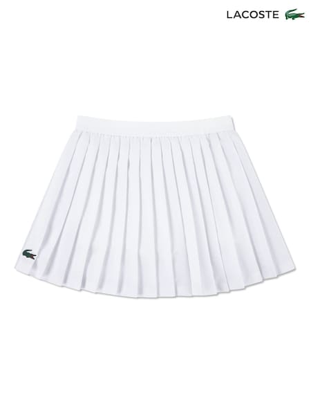 Lacoste White Sport Pleated Skirt (H83512) | €60