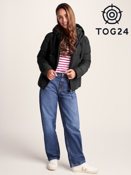 Tog 24 Black Raleigh Luxe Short Down Jacket (H83539) | €184