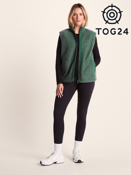 Tog 24 Green Womens Peyton Sherpa Gilet (H83546) | €64