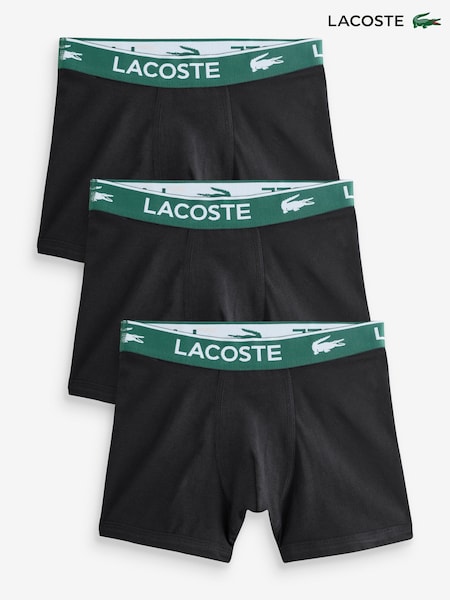 Lacoste Green 3-Pack Solid Boxers (H83558) | AED175
