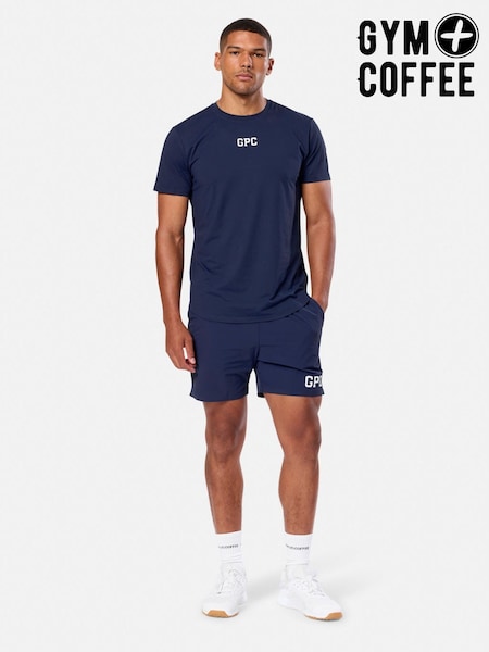 Gym + Coffee Blue Game Changer Train T-Shirt (H83616) | €39