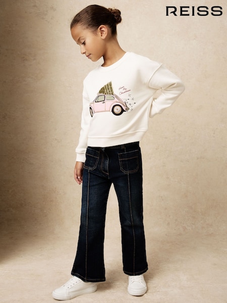 Reiss Ivory Eliza Sweatshirt (H83821) | €55