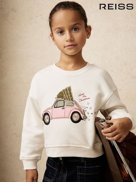 Reiss Ivory Eliza Sweatshirt (H83827) | €45