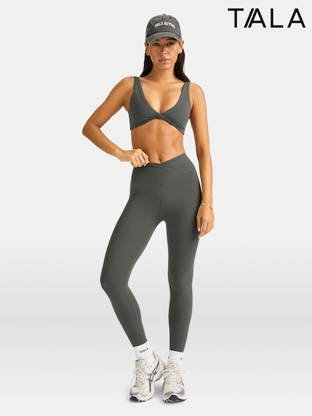 TALA Grey DayFlex Wrap High Waisted Leggings (H84546) | €77