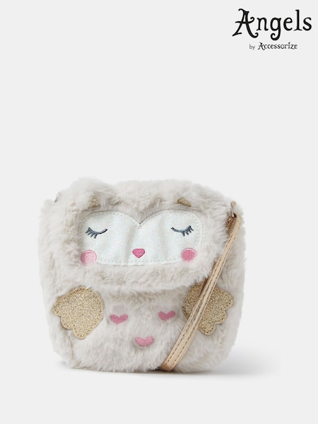 Angels By Accessorize Natural Girls Owl Cross-Body Bag (H84591) | €17.50