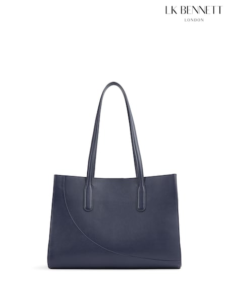 LK Bennett Blue Olivia Tote Bag (H84596) | €396