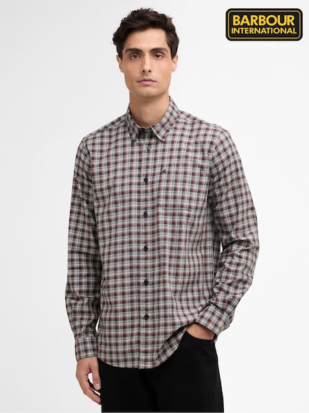 Barbour® International Grey Peregrine Check Shirt (H84641) | 440 zł