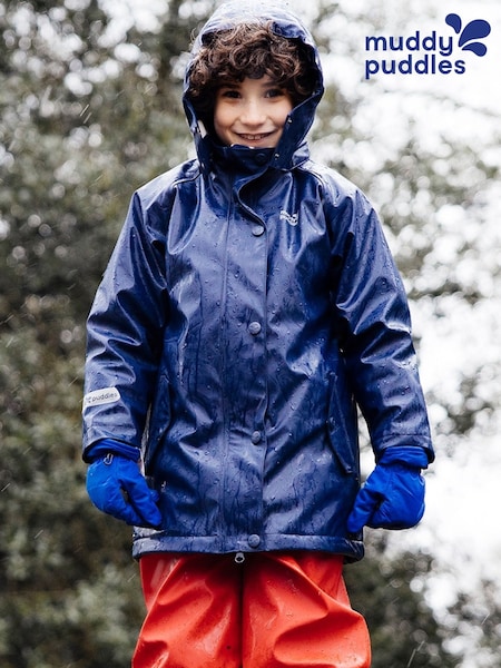Muddy Puddles Blue Waterproof Insulated Puddleflex Jacket (H84669) | €92