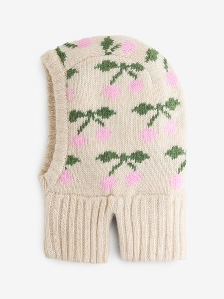 Konges Sløjd Cream Belou Knit Balaclava Hat (H84997) | AED204
