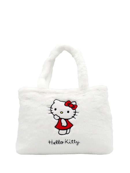 Peers Hardy Big White Sanrio Hello Kitty Print Plush Bag (H85099) | €32