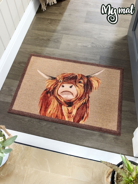 My Mat Highland Cow Mat