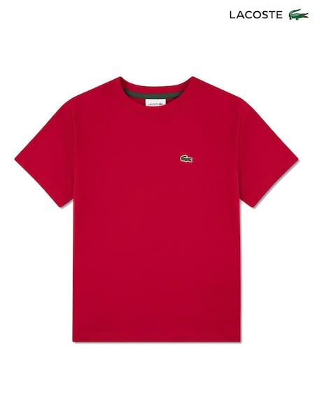 Lacoste Red Core Logo T-Shirt (H85383) | 148 QAR - 173 QAR